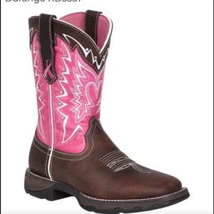 Durango pink breast cancer awareness boots